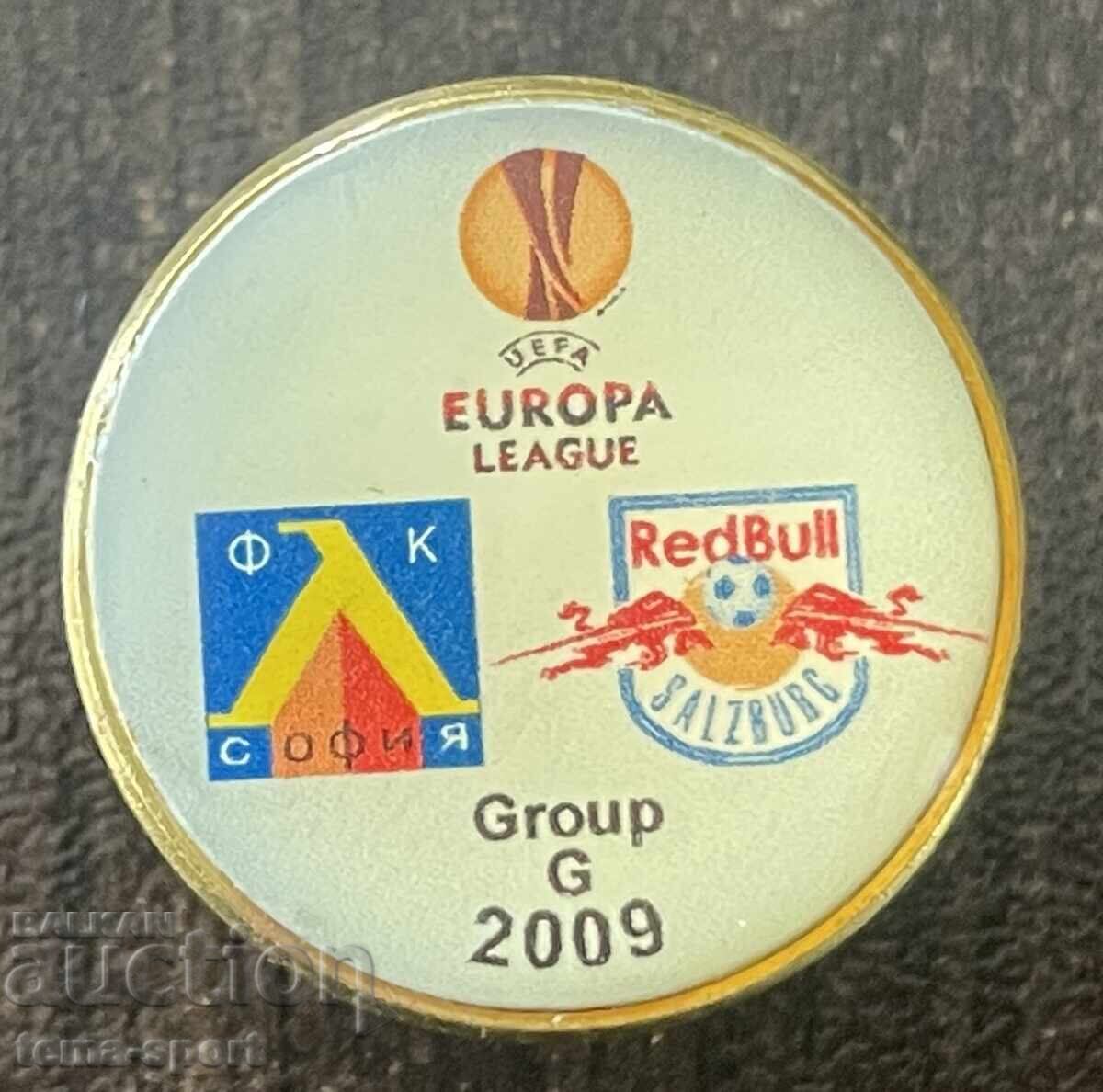 2277 Bulgaria insignă meci de fotbal Levski Sofia Red Bull Salzburg