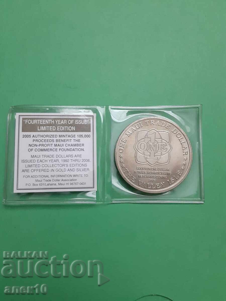 Maui $1 2005 με τιμή € 6.50 | 12.71 BGN Maui $1 2005 με τιμή € 6.50 | 12.71 BGN