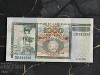 Банкнота - Бурунди - 1000 франка UNC | 2009г.