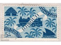 Somalia Franceză-1943-Mărci poștale-Simboluri din Djibouti, MLH