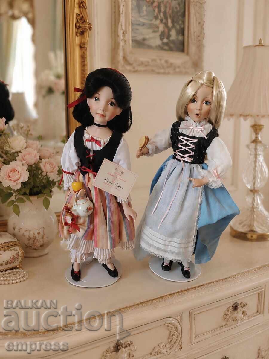 Licitație Set păpuși din porțelan Dianna Effner Licitație Set păpuși din porțelan Dianna Effner