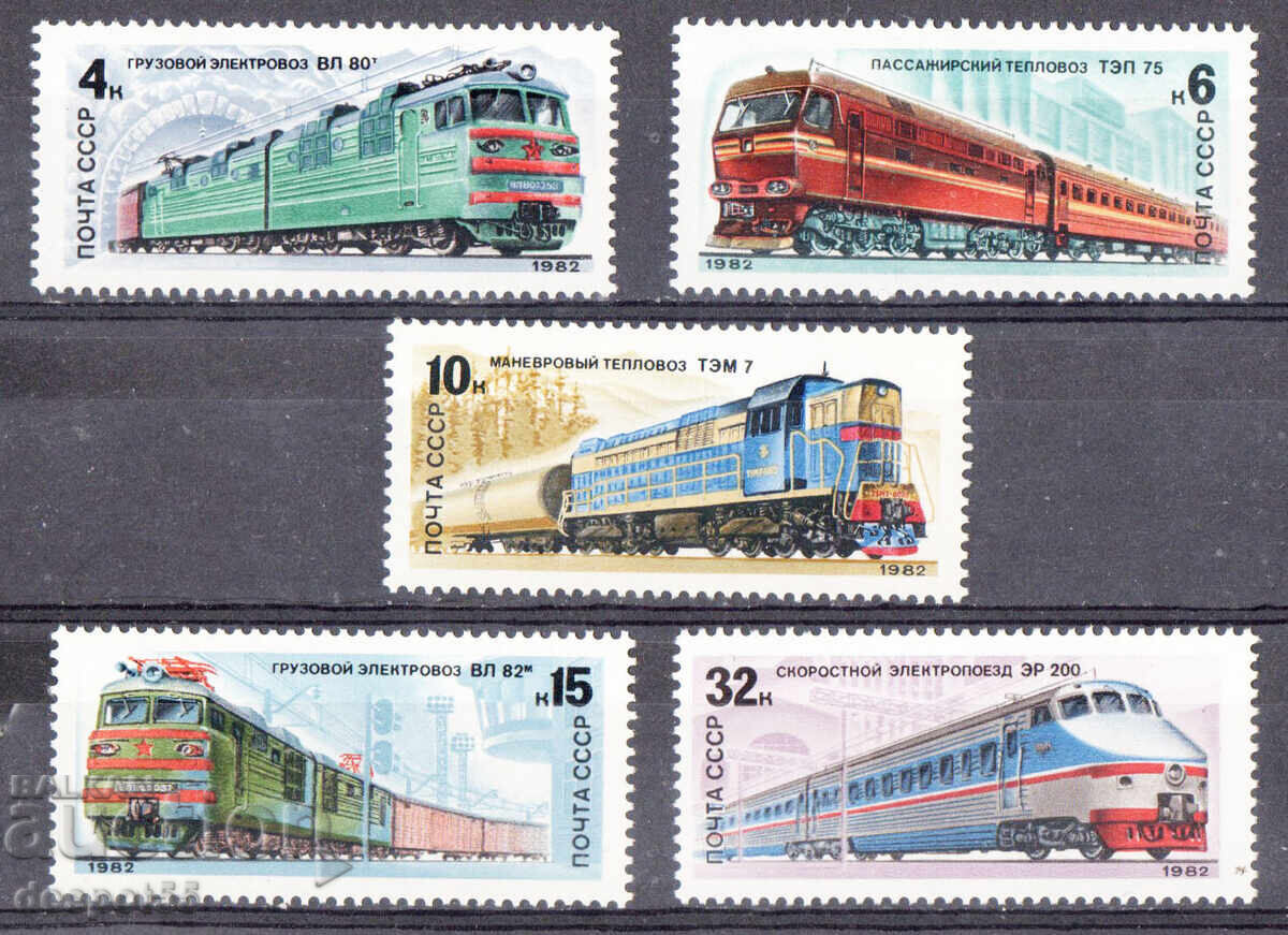 1982. URSS. Locomotive 1982. URSS. Locomotive