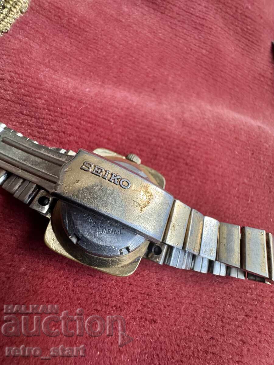 Ceas de damă Seiko placat cu aur, funcțional - 5