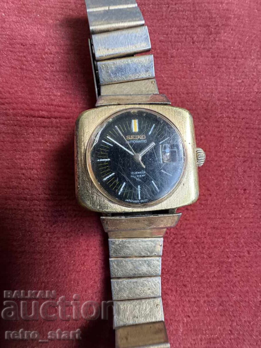 Ceas de damă Seiko placat cu aur, funcțional - 6