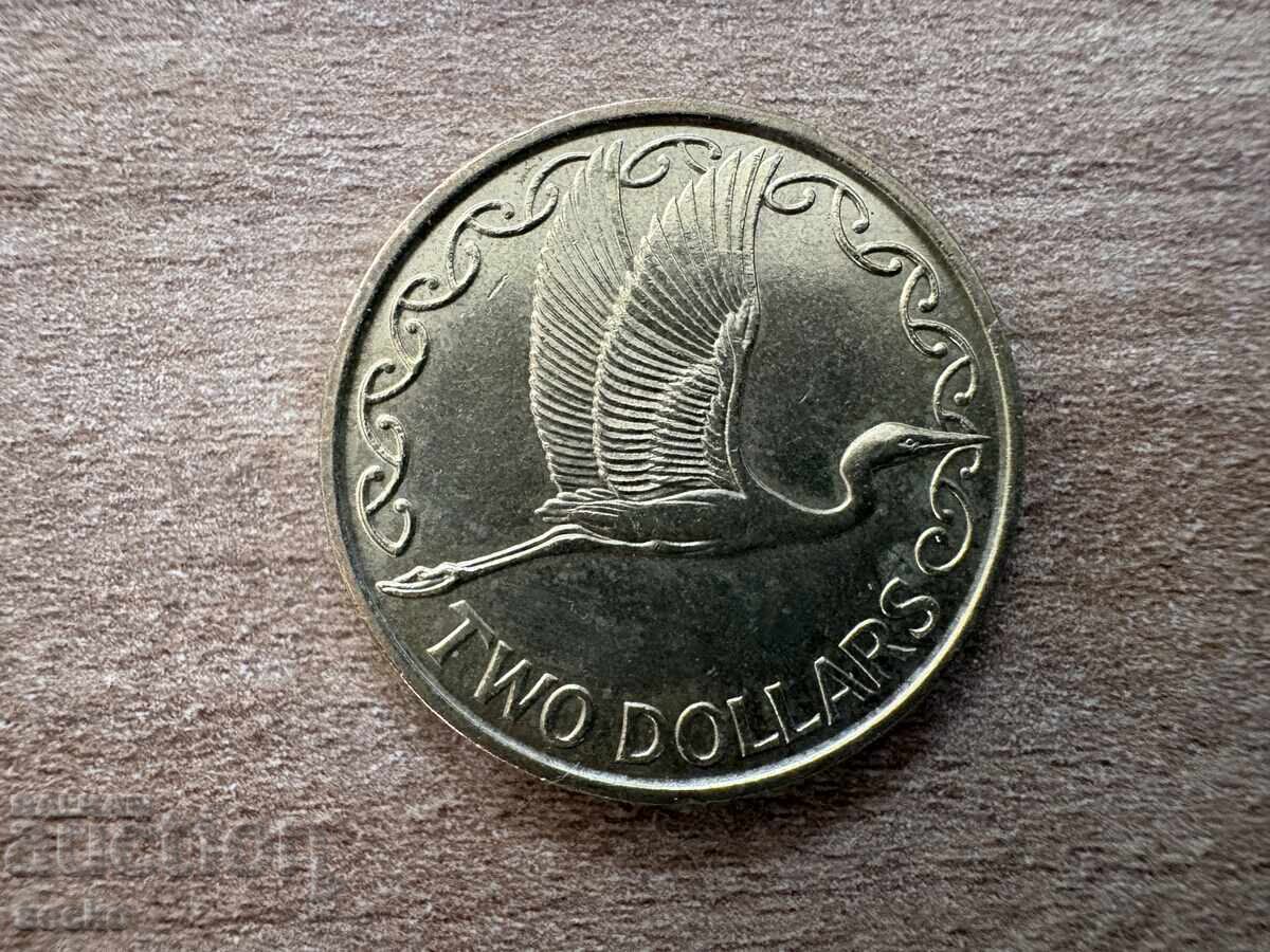 Noua Zeelandă - 2 dolari (1990)