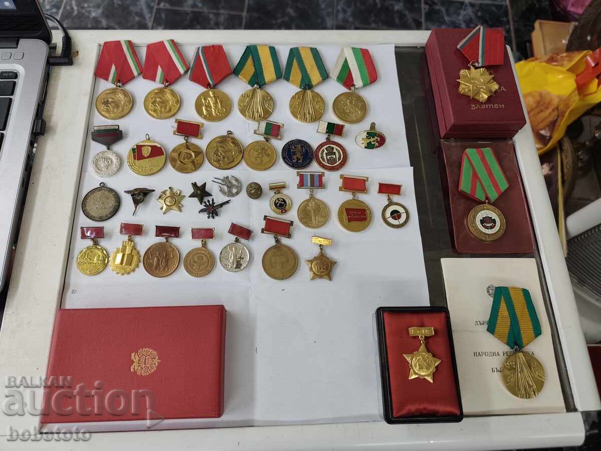 BZC Lot of Medals and Badges