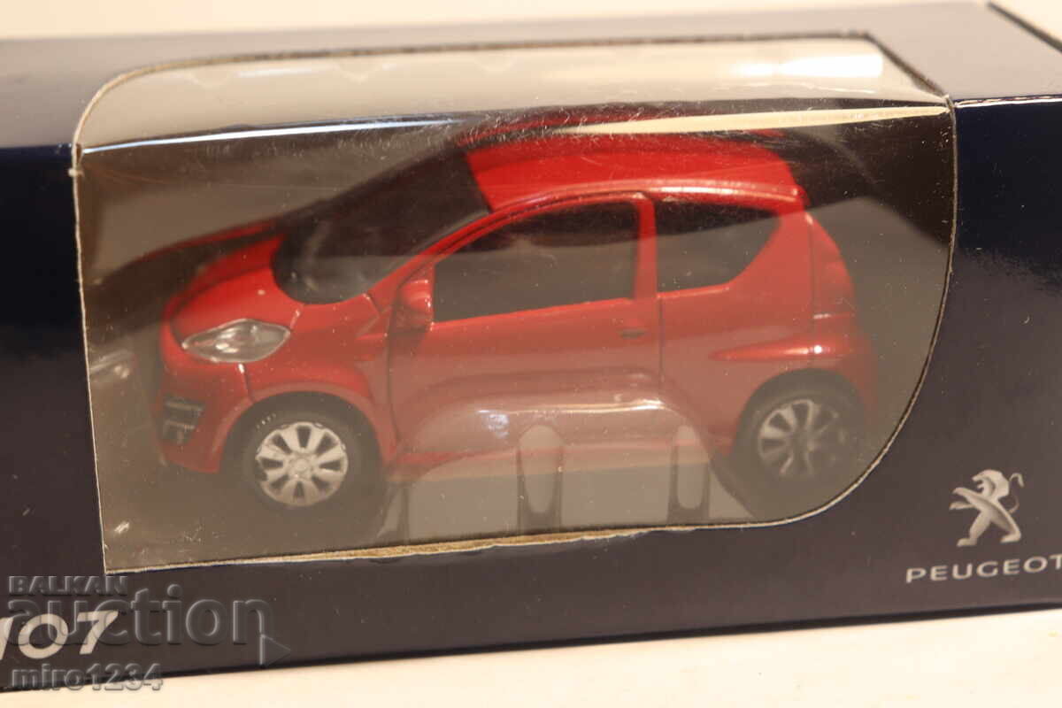 MAȘINUȚĂ JUCĂRIE MODEL NOREV PEUGEOT 107 1/64 cu preț € 0.01 | 0.02 BGN