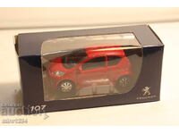 MAȘINUȚĂ JUCĂRIE MODEL NOREV PEUGEOT 107 1/64