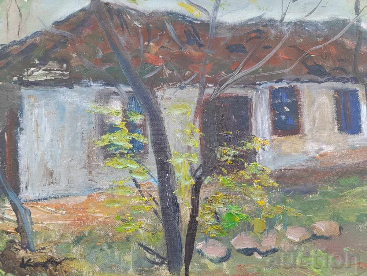 Tablou vechi în ulei, autor bulgar cu preț € 24.00 | 46.94 BGN Tablou vechi în ulei, autor bulgar cu preț € 24.00 | 46.94 BGN