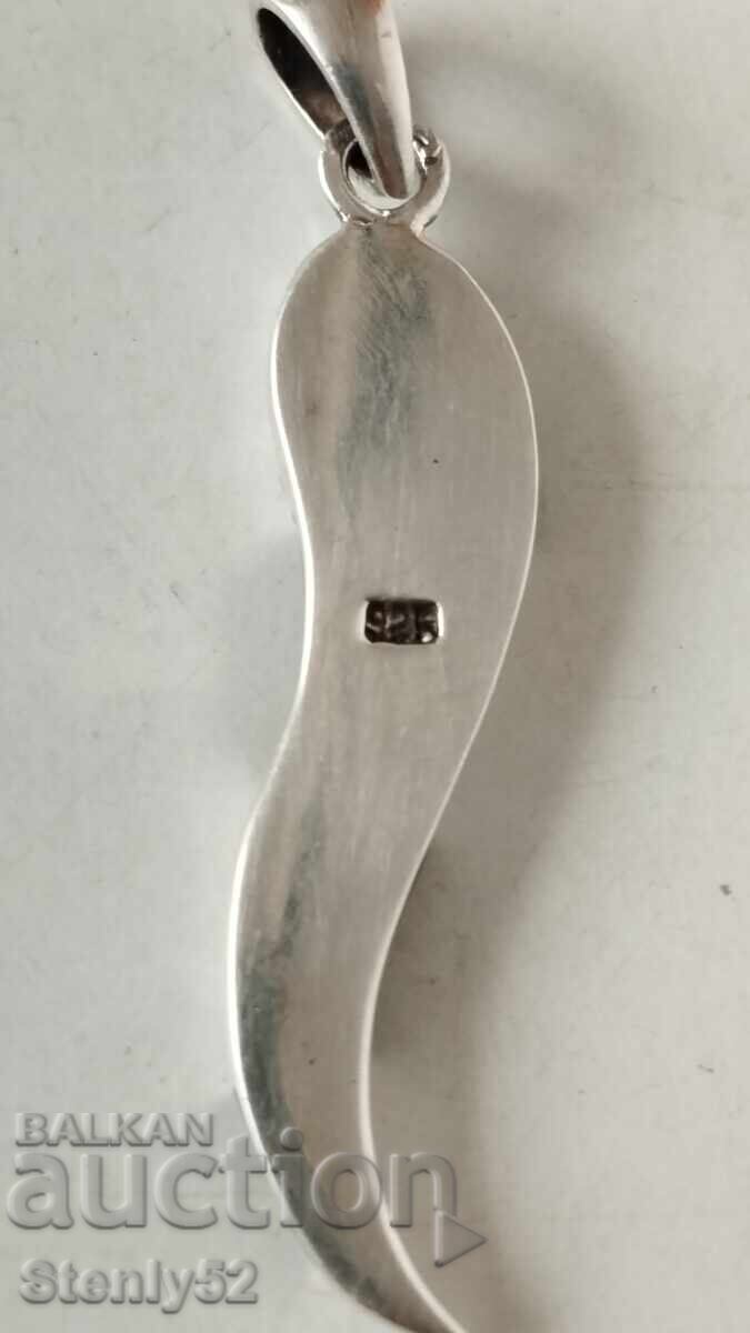 Silver pendant 5.76 g. 925 purity with mother of pearl with price € 25.00 | 48.90 BGN