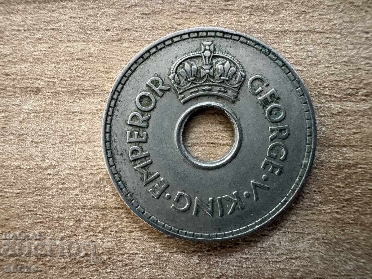 Fiji - 1 penny (1936) - George V cu preț € 5.00 | 9.78 BGN