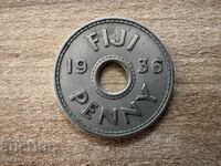 Fiji - 1 penny (1936) - George V