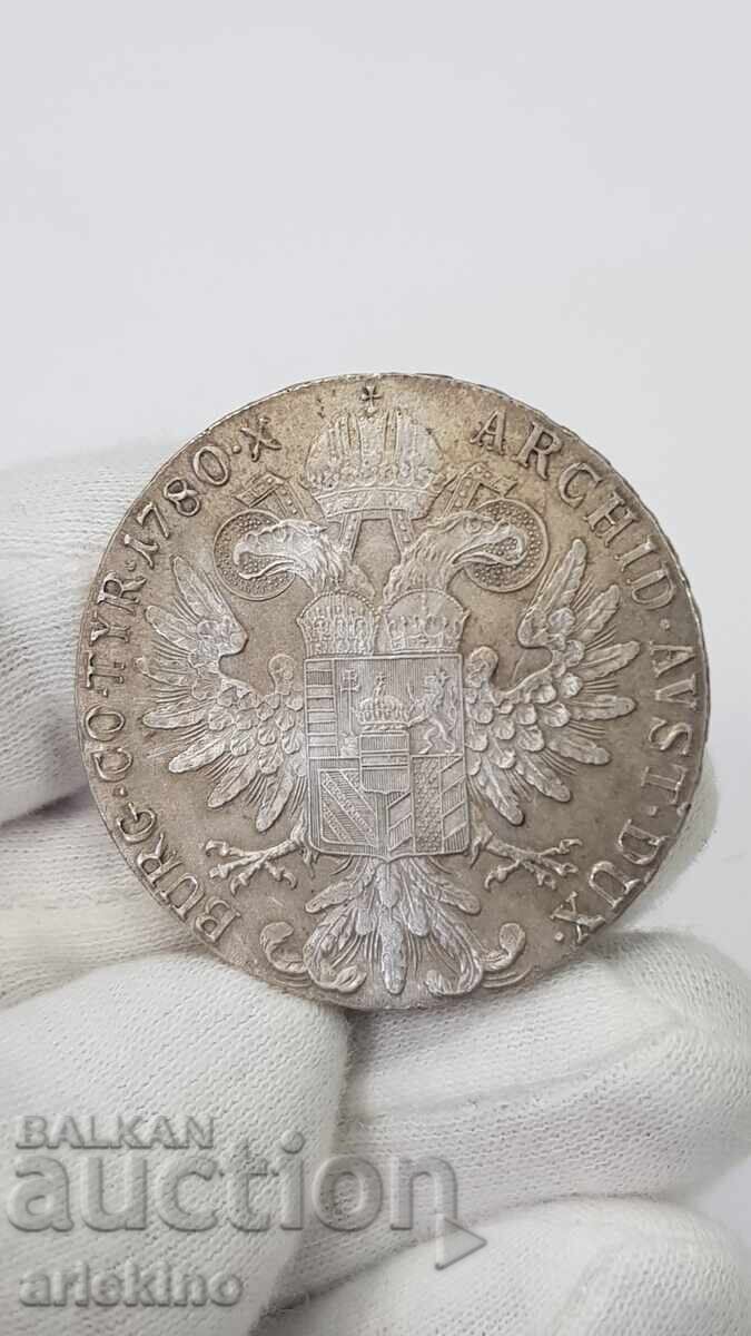 Livrarea Veche Monedă de Argint - Taler 1780 - Maria Tereza
