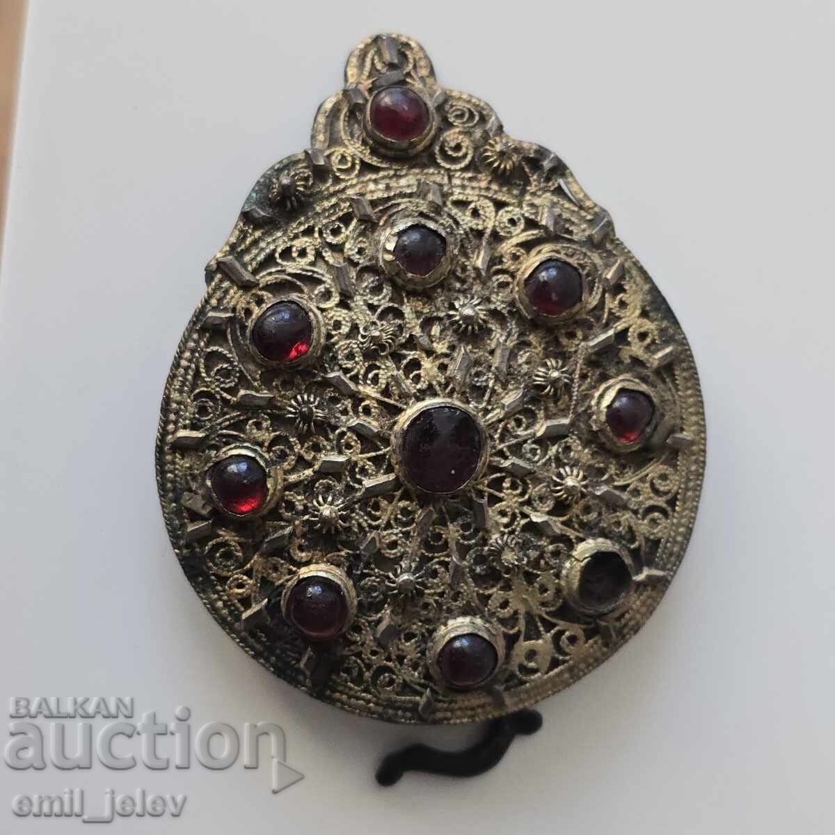 Women's jewelry - Revival period pafta half - gold-plated - 5