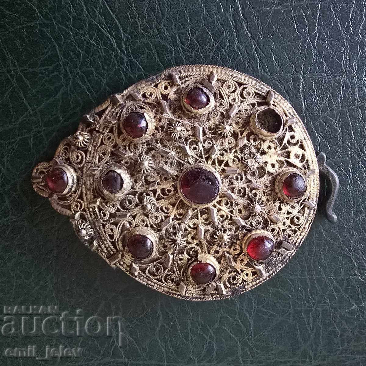 Women's jewelry - Revival period pafta half - gold-plated