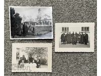 3 BUC. FOTOGRAFII BULGARIA, 1938-40, TSARSKO SELO, CHIRPAN, BISERICĂ