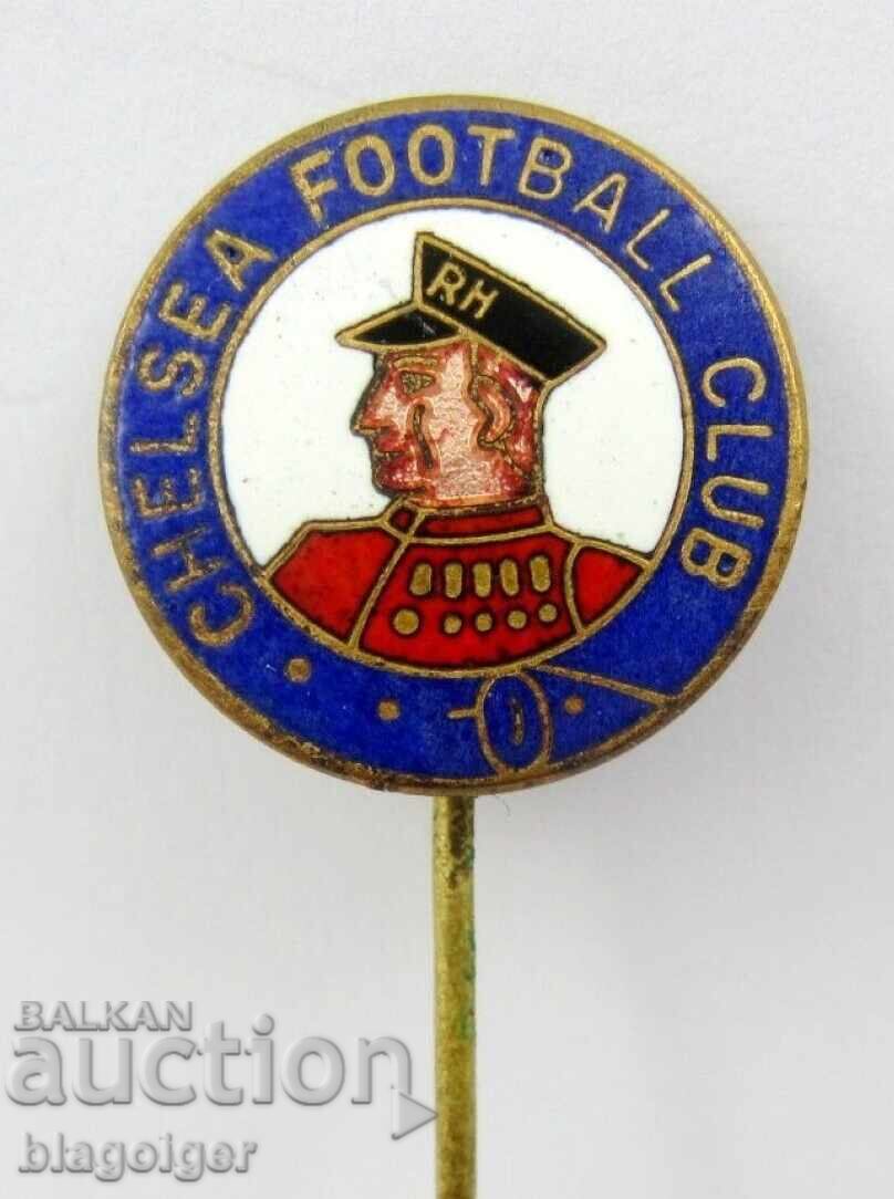 FOTBAL-CLUBUL DE FOTBAL CHELSEA LONDRA-INSIGNĂ RARĂ-EMAIL FOTBAL-CLUBUL DE FOTBAL CHELSEA LONDRA-INSIGNĂ RARĂ-EMAIL
