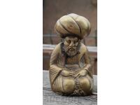 DUHOVNIC MUSULMAN IMAM HODJA STATUETĂ FIGURĂ DIN BRONZ