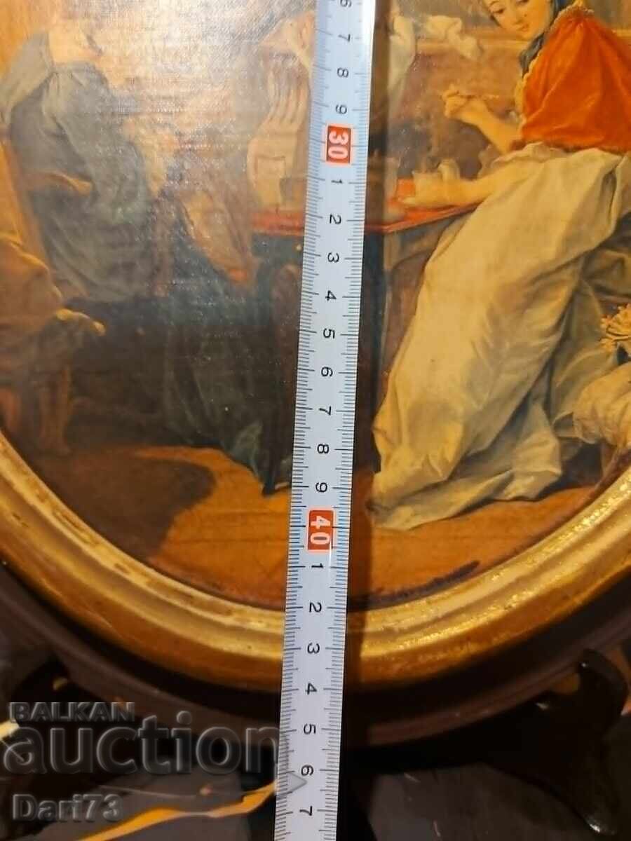 Livrarea Tablou vintage stilat și rafinat „Mic dejun”