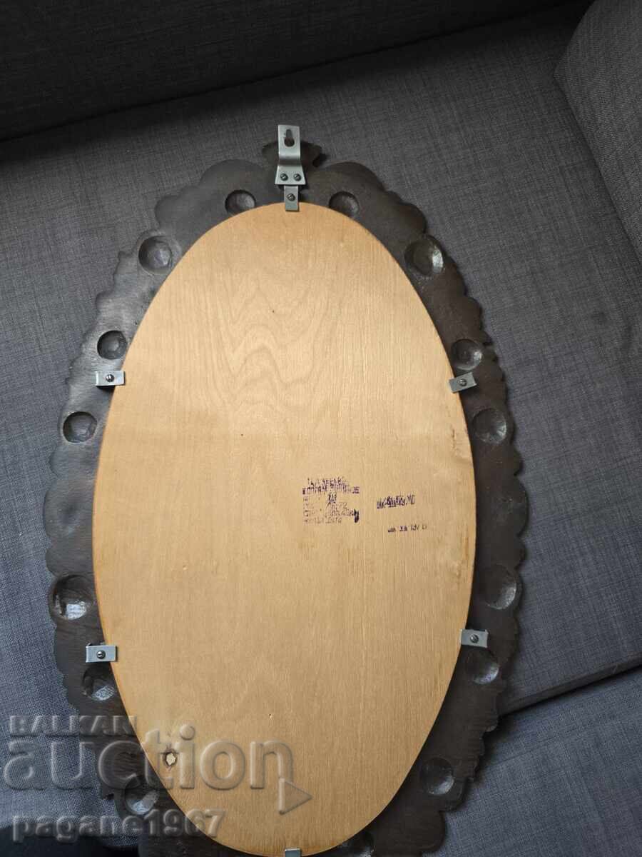 Oglindă bulgărească vintage de la mijlocul secolului al XIX-lea - 7
