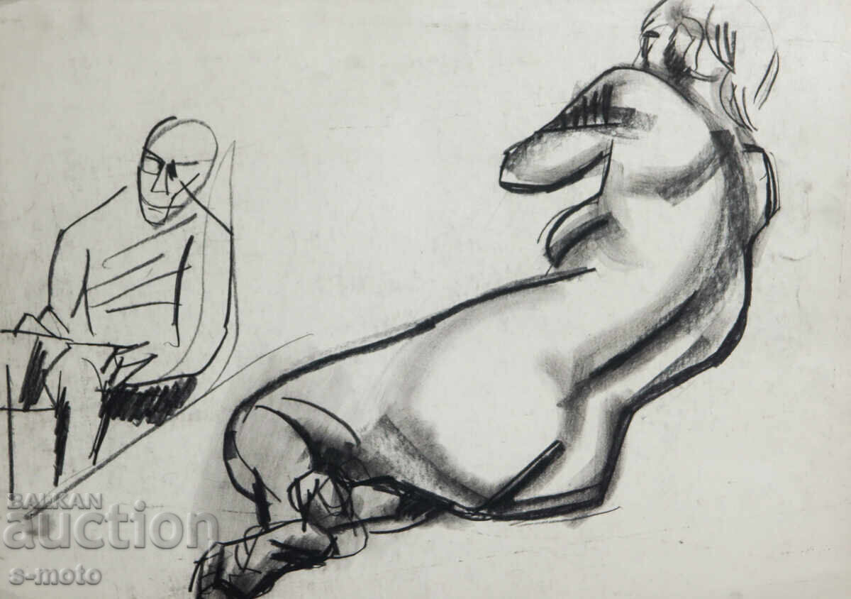 Desen vechi portret nud cu preț € 130.00 | 254.26 BGN