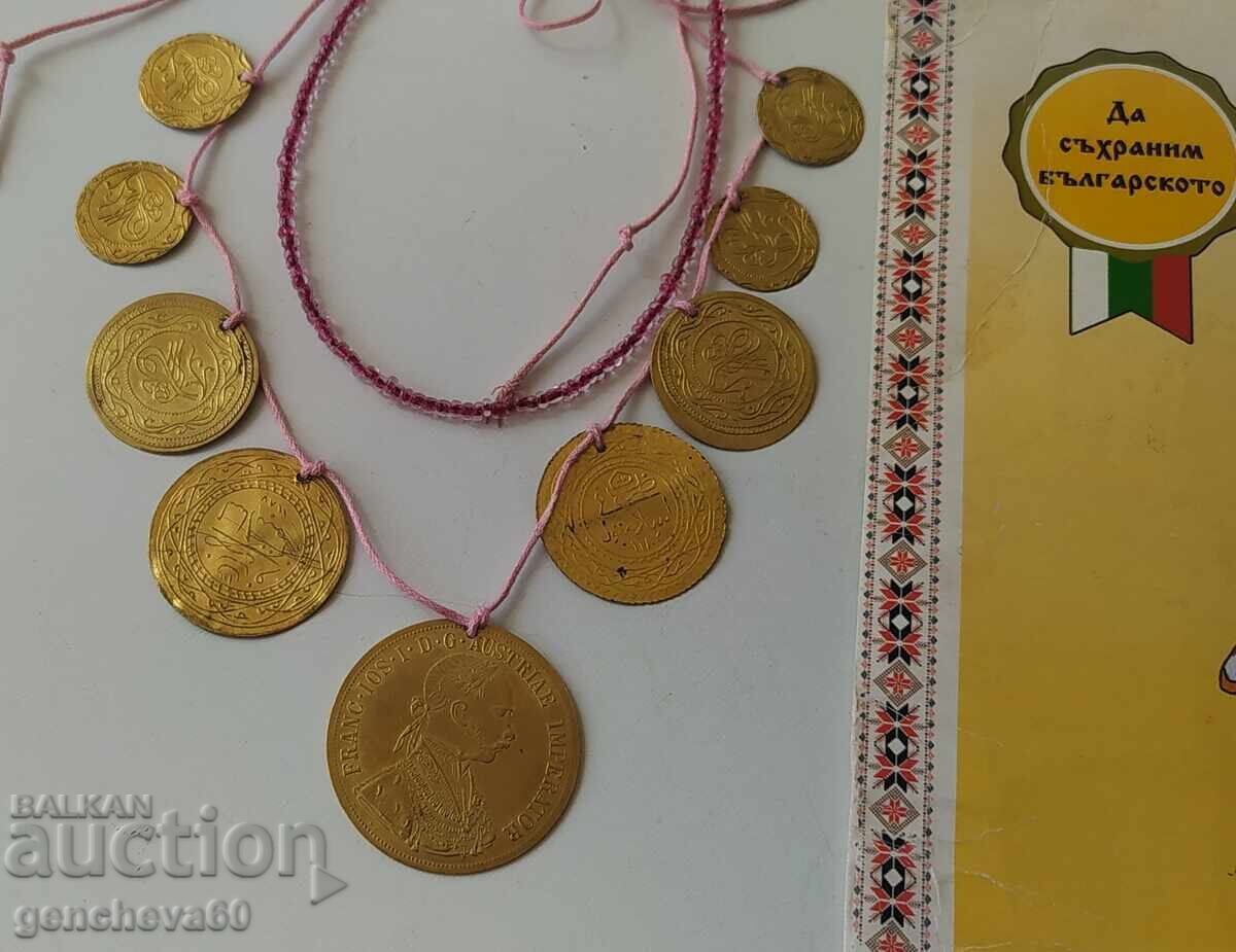 Colier cu pandantive și mărgele pentru costum popular - 7