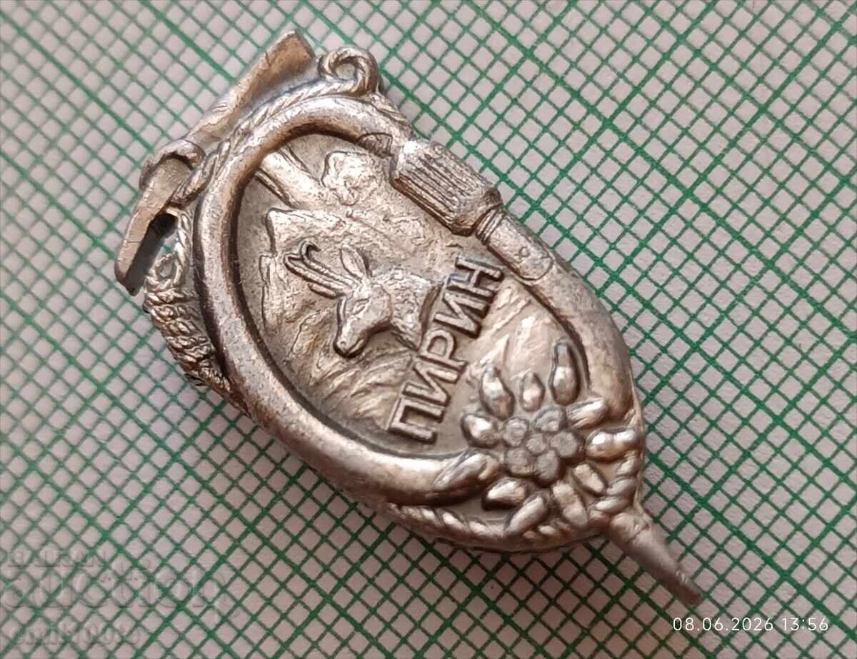 Insignă - Pirin pikel cu frânghie carabină floare de colț cu preț € 2.00 | 3.91 BGN