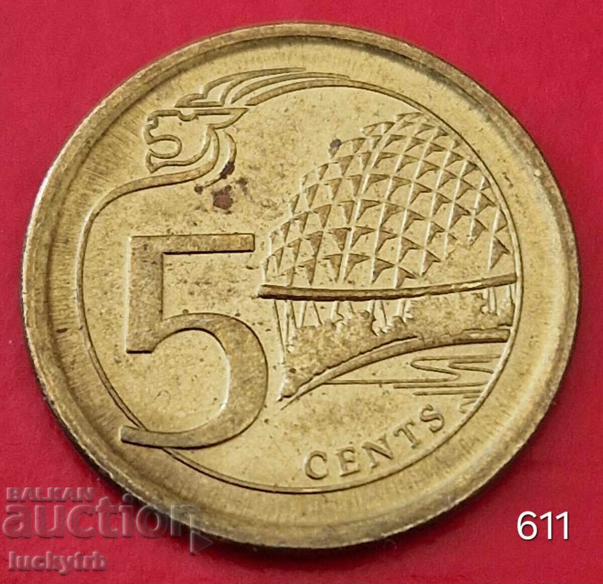 5 cenți 2016 - Singapore