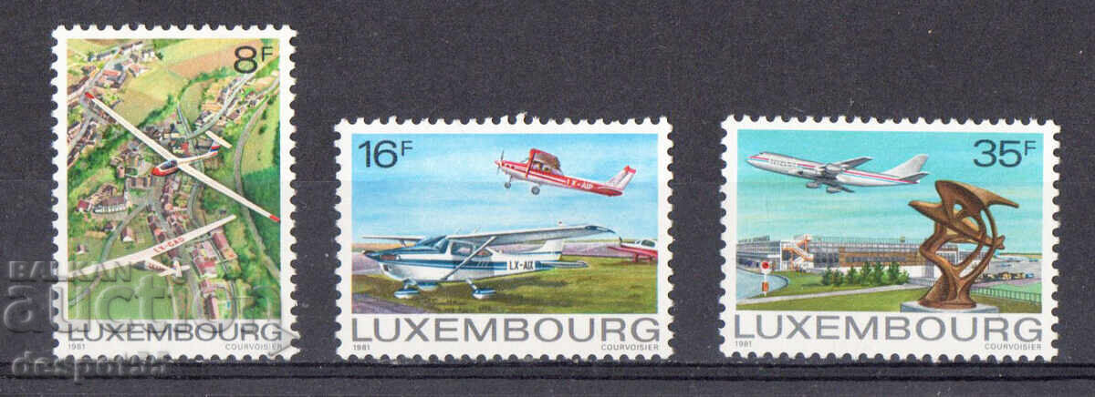 1981. Luxemburg. Aviație
