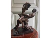 Statuetă erotică din bronz