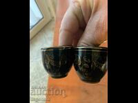 PAHAR DIN CERAMICĂ PENTRU ȚUICĂ SMĂLȚUIT - 2 BUC. LICHIDARE STOC