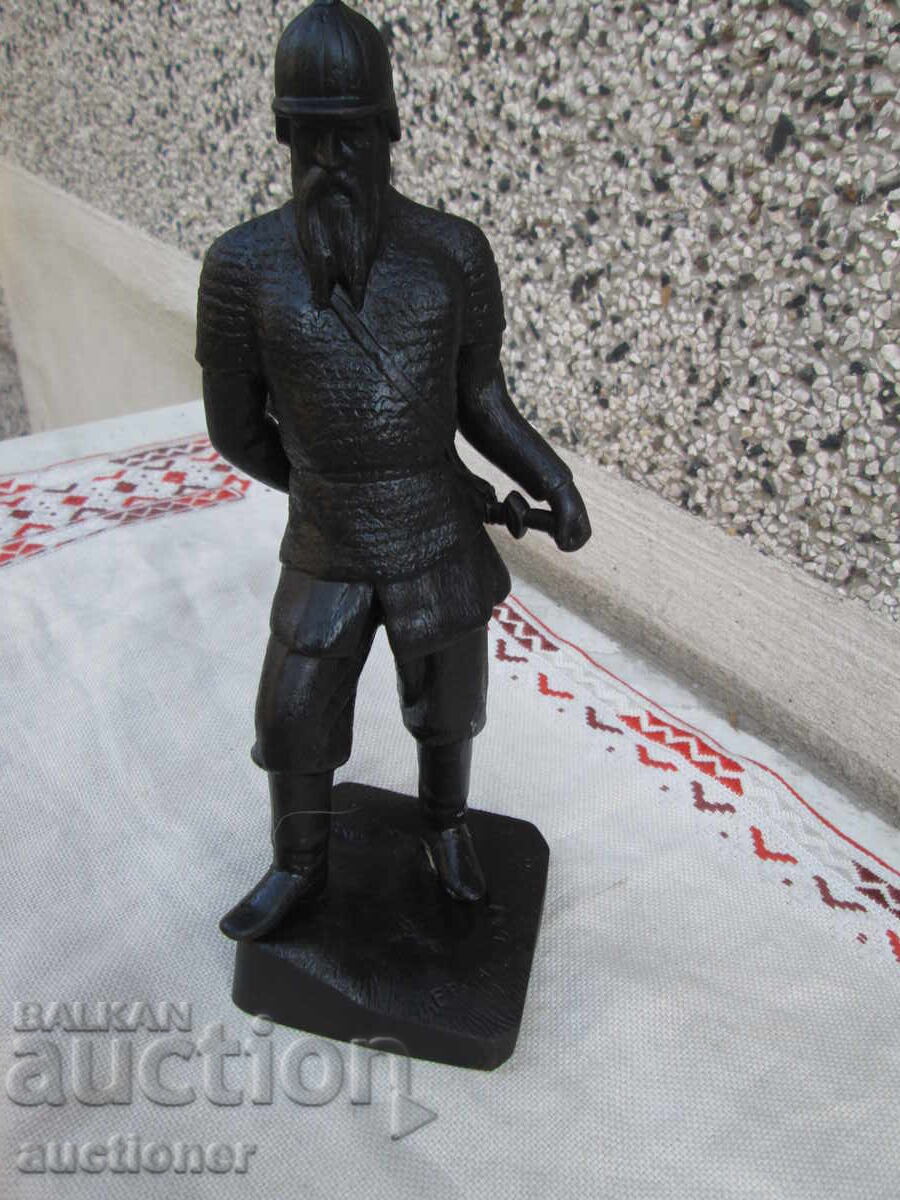 FIGURINĂ DIN FONTĂ ERMAK TIMOFEEVICI-URSS 1950 - 6 FIGURINĂ DIN FONTĂ ERMAK TIMOFEEVICI-URSS 1950 - 6