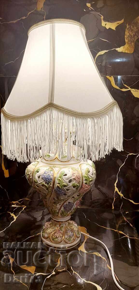 Victorian style Capodimonte night lamp with price € 195.00 | 381.39 BGN