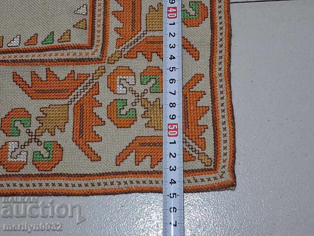 Cec brodat vechi, fata de masa, milo, broderie bulgara - 5