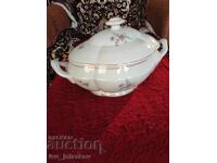 Large porcelain tureen