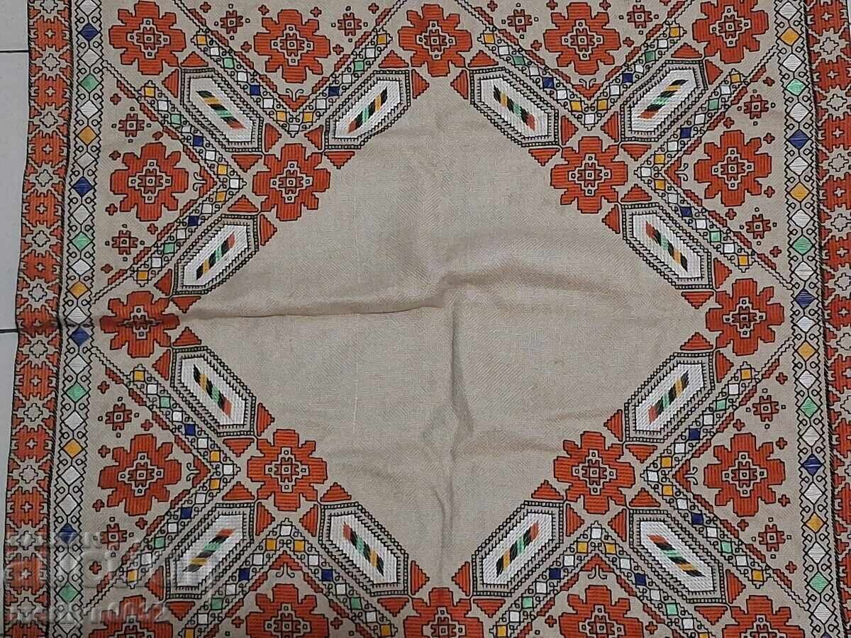Livrarea Cec brodat vechi, fata de masa, milo, broderie bulgara