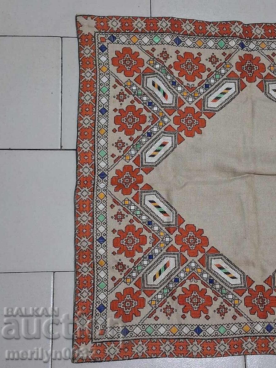 Cec brodat vechi, fata de masa, milo, broderie bulgara - 5