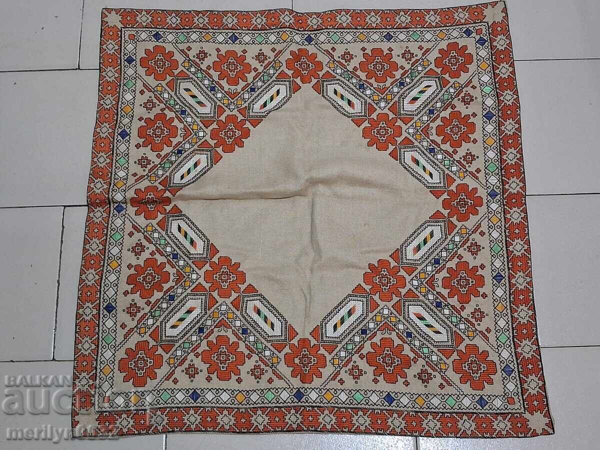 Cec brodat vechi, fata de masa, milo, broderie bulgara - 6