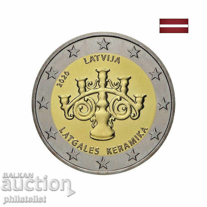 Letonia 2020 - 2 euro - Ceramică din Latgale UNC /c cu preț € 5.25 | 10.27 BGN Letonia 2020 - 2 euro - Ceramică din Latgale UNC /c cu preț € 5.25 | 10.27 BGN