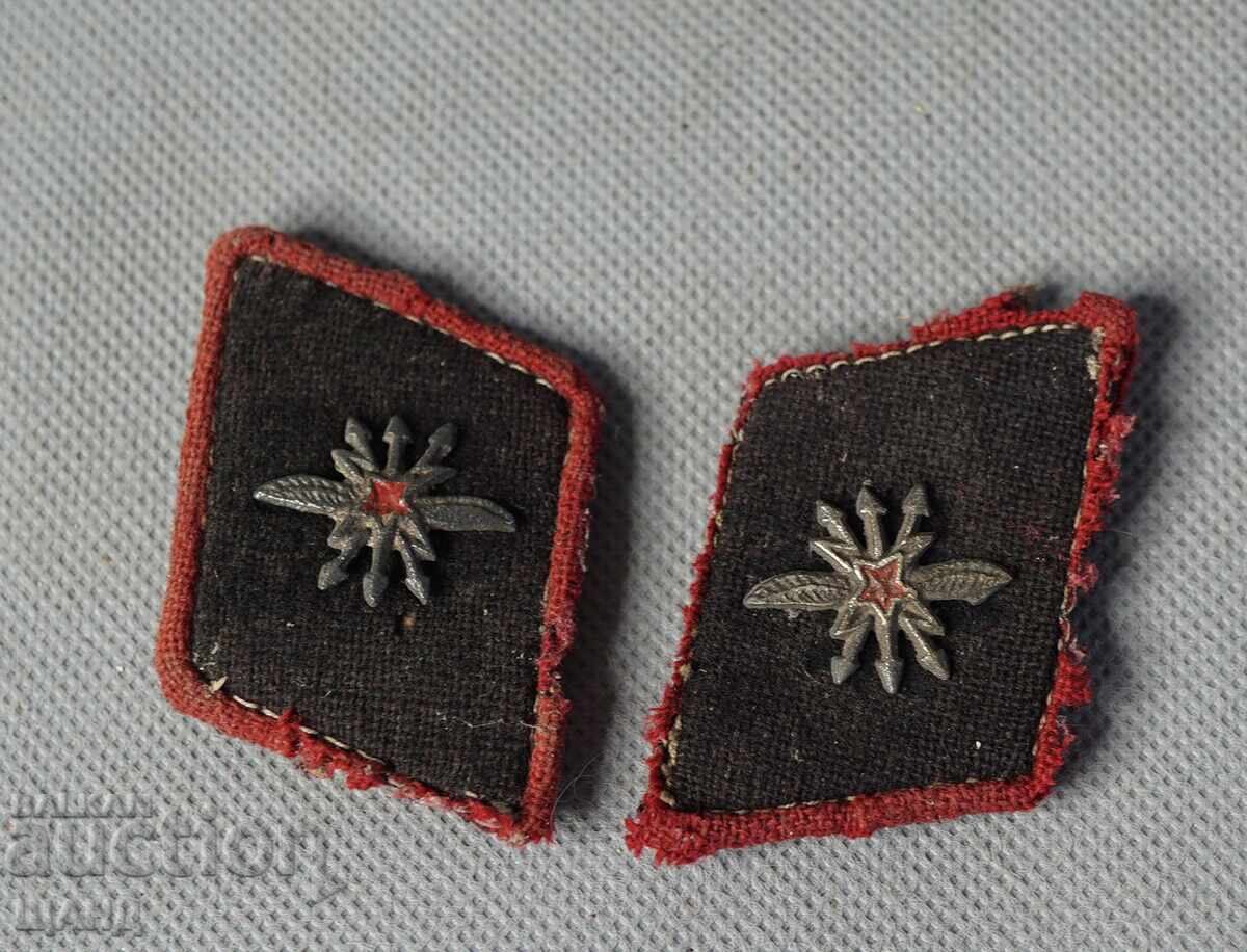 Epoleti vechi socialiste trupe de transmisiuni uniformă militară