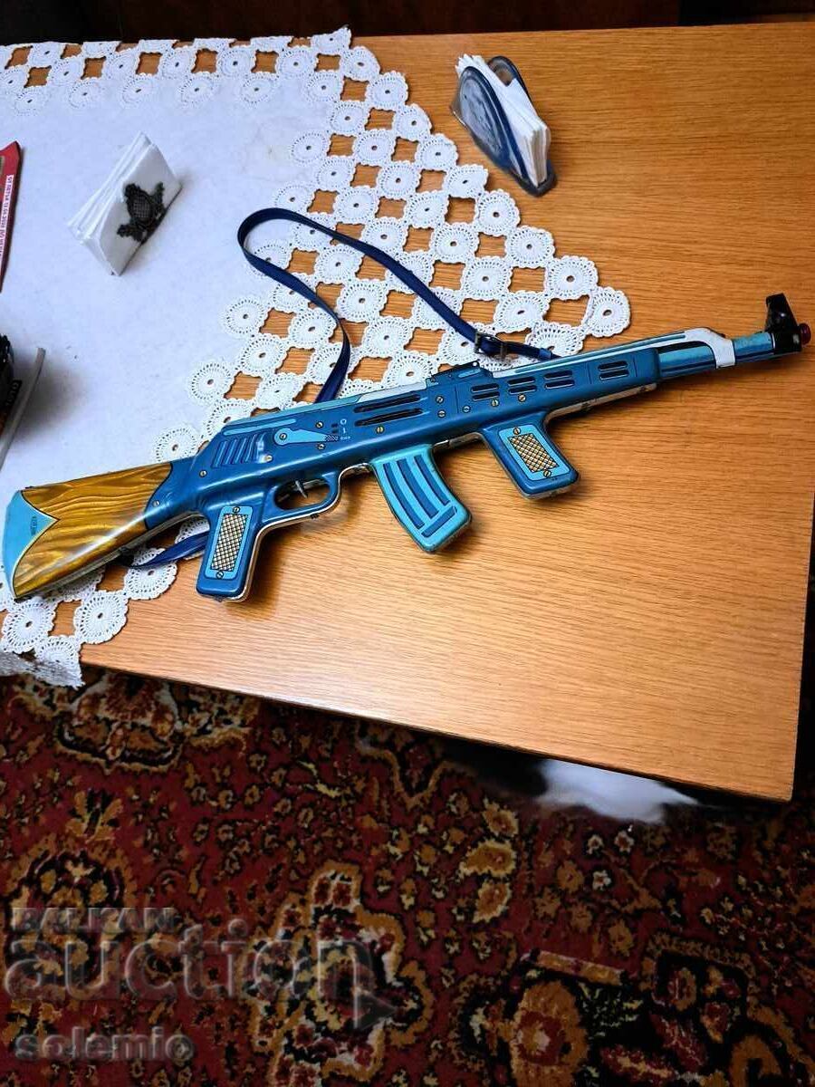 Tin toy machine gun Tin toy machine gun