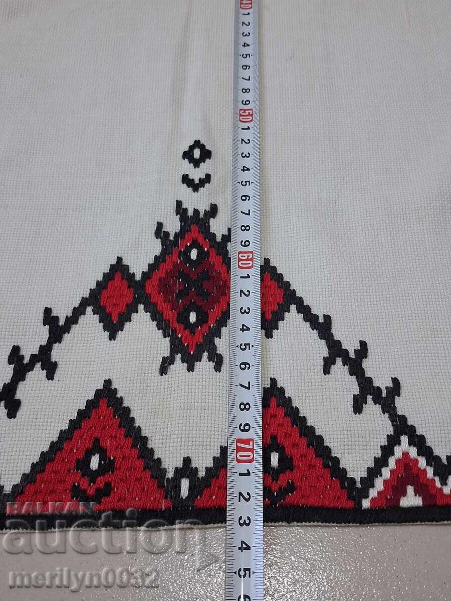 Cec brodat vechi, fata de masa, milo, broderie bulgara - 5