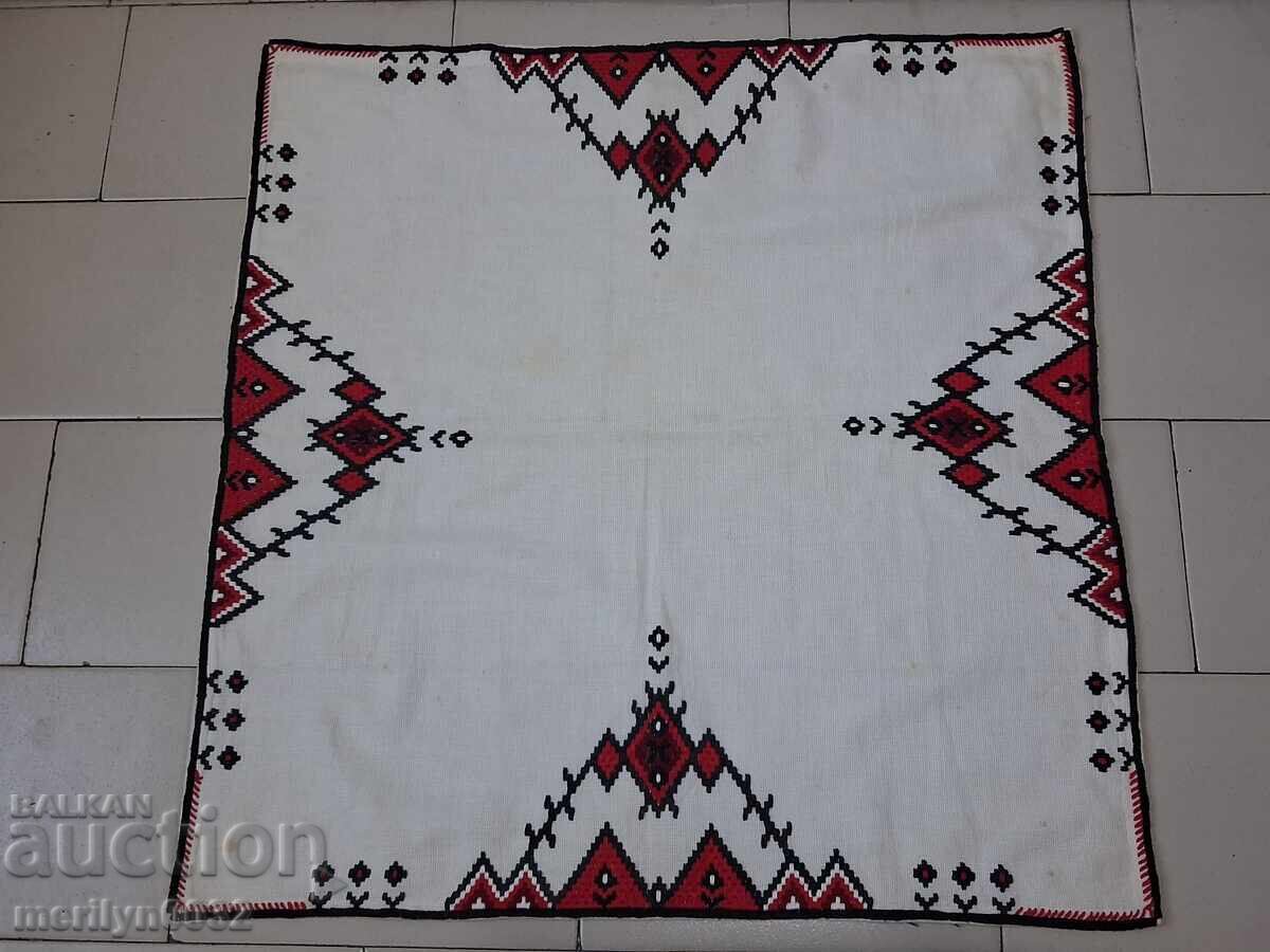 Cec brodat vechi, fata de masa, milo, broderie bulgara