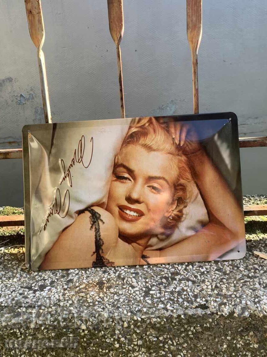 Tablou metalic Marilyn Monroe Tablou metalic Marilyn Monroe