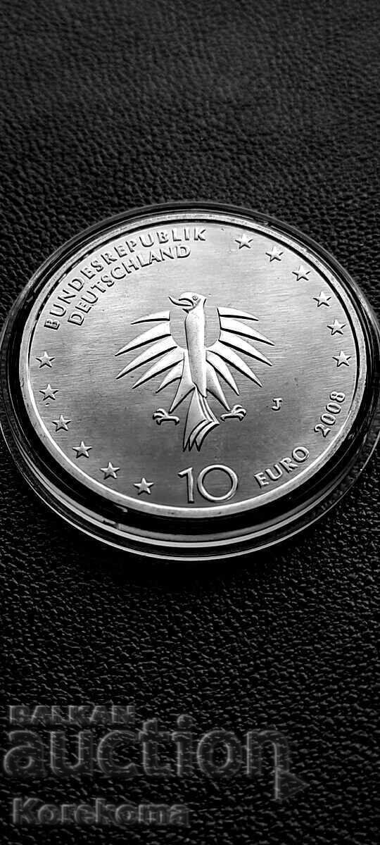 10 Euro 2008. Gorch Fock. 1 oz Silver. BU. Read the description! with price € 2.50 | 4.89 BGN 10 Euro 2008. Gorch Fock. 1 oz Silver. BU. Read the description! with price € 2.50 | 4.89 BGN