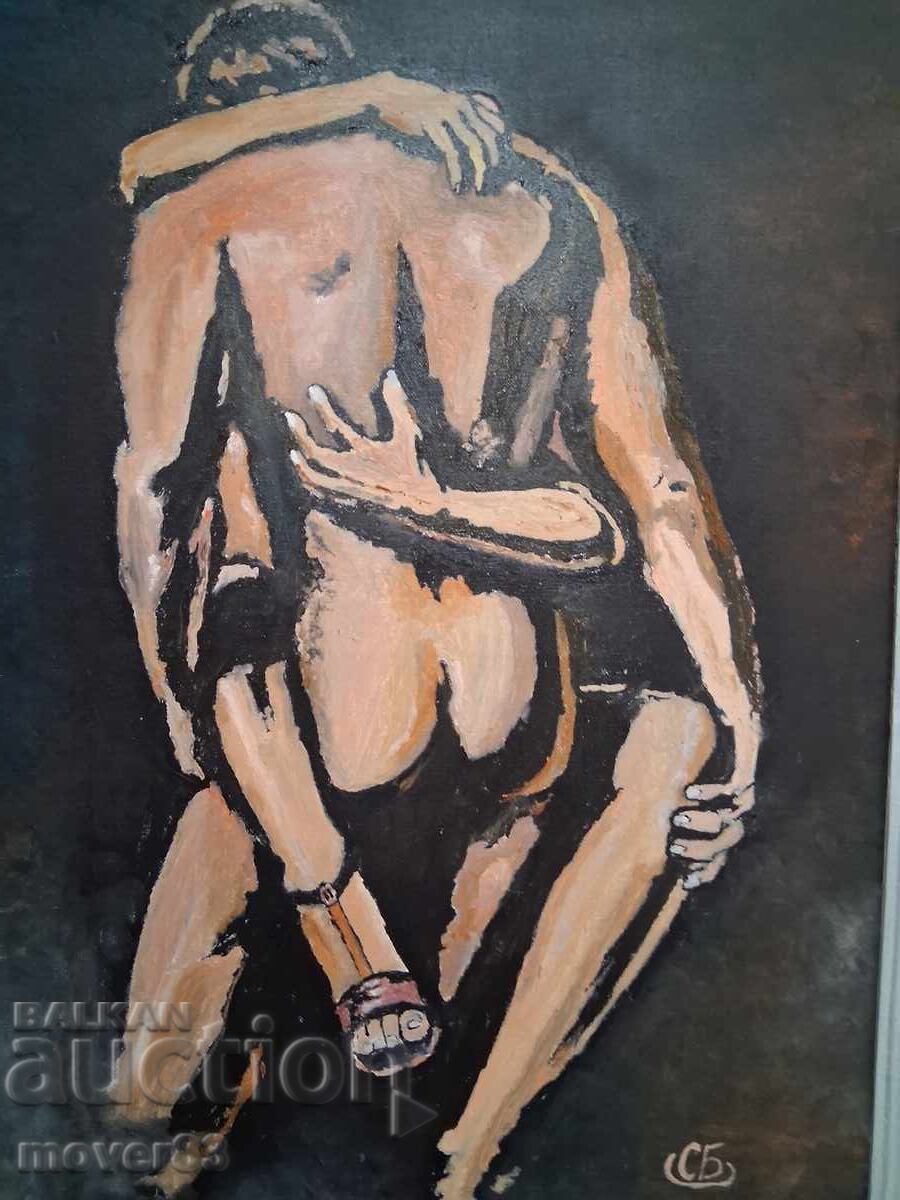 Tablou erotic. Culori în ulei cu preț € 24.99 | 48.88 BGN