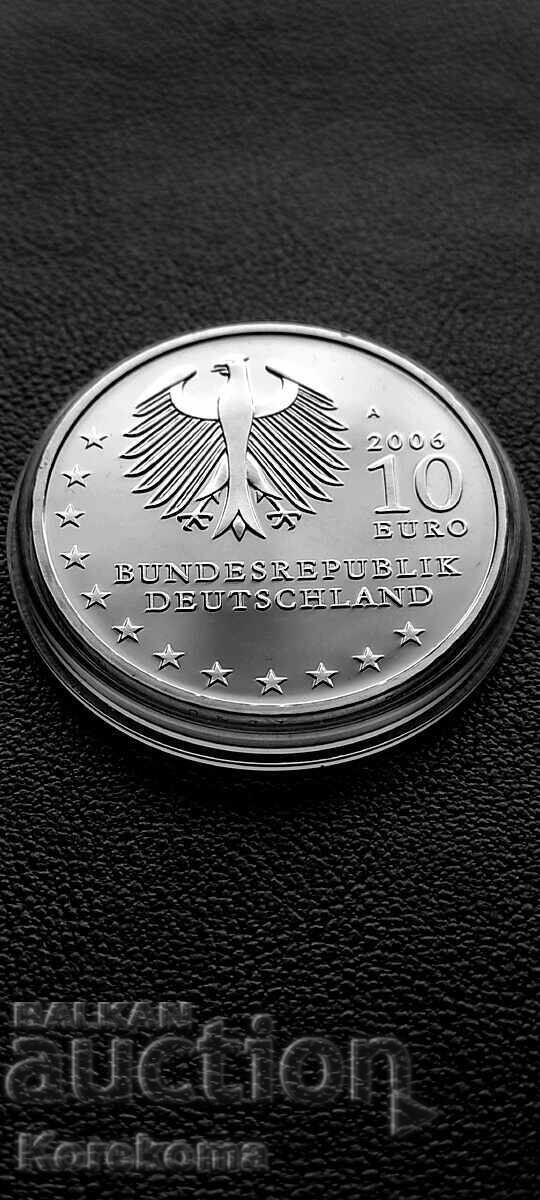 10 Евро 2006г. Дрезден. Сребро от 1ц.БЗЦ - Чети описанието! с цена € 0.01 | 0.02 лв.