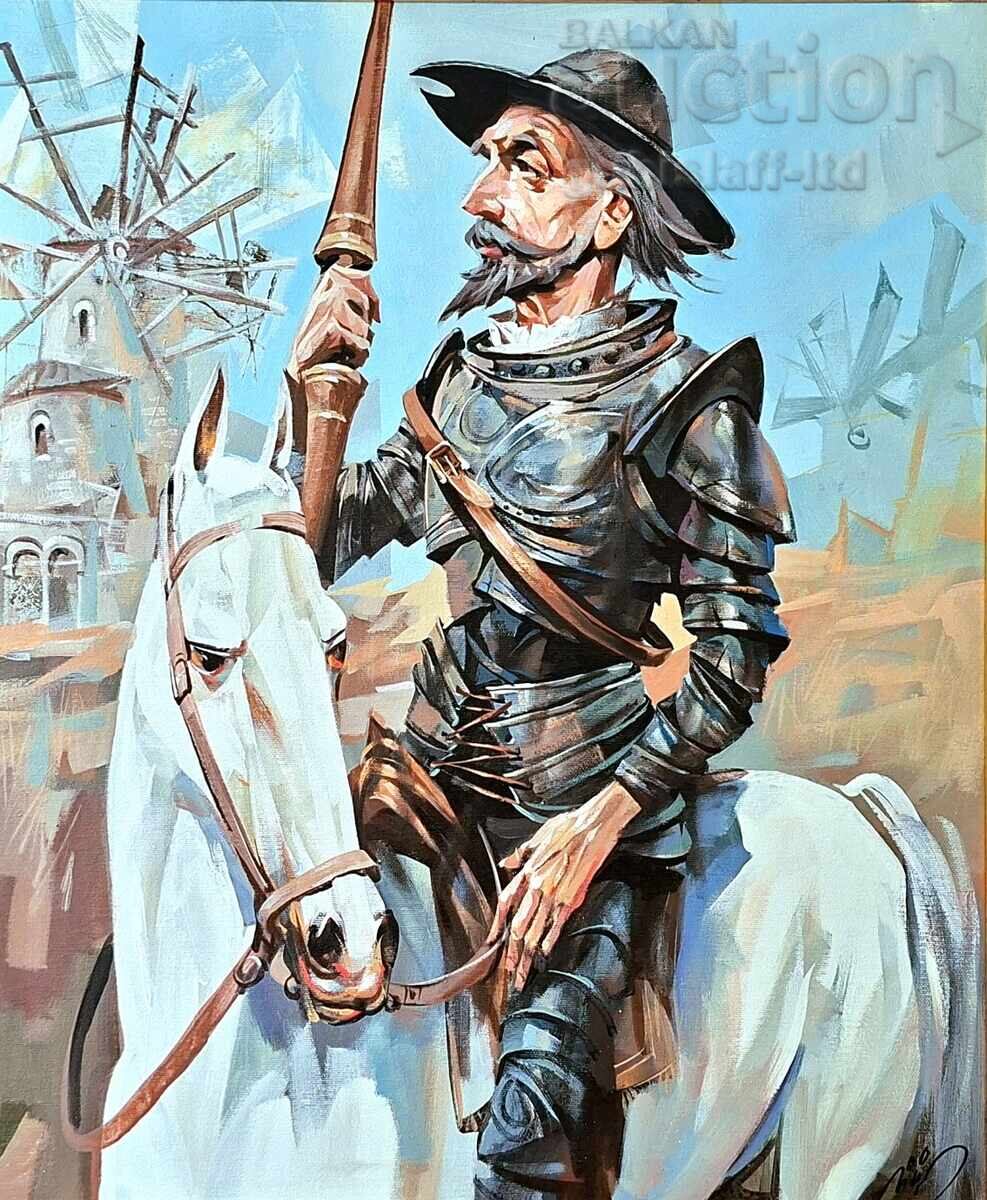 Ζωγραφική, «Δον Κιχώτης», τέχνη. Αναπλ. Yordan Yordanov με τιμή € 1100.00 | 2151.42 BGN