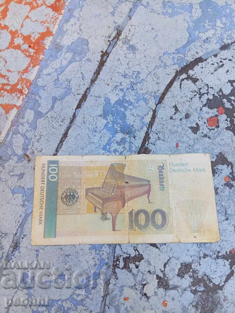 100 German Marks - counterfeit with price € 30.00 | 58.68 BGN