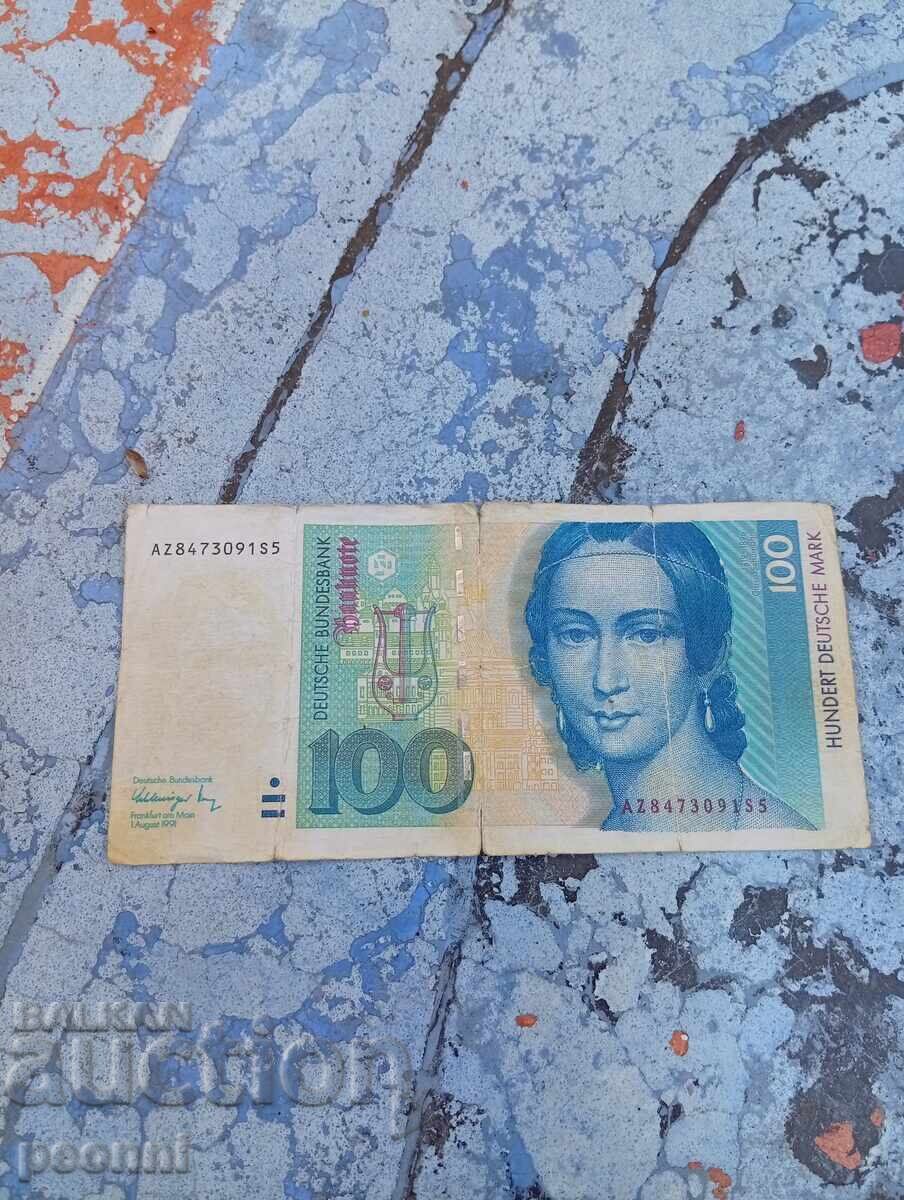100 German Marks - counterfeit